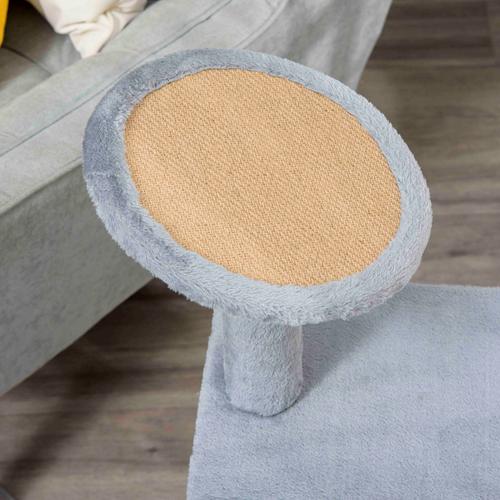 Katloom Bed Box with Scratching Saucer and Posts - Grey