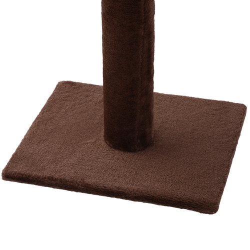Katloom Floor to Ceiling Multi Perch Scratching Tower - Brown